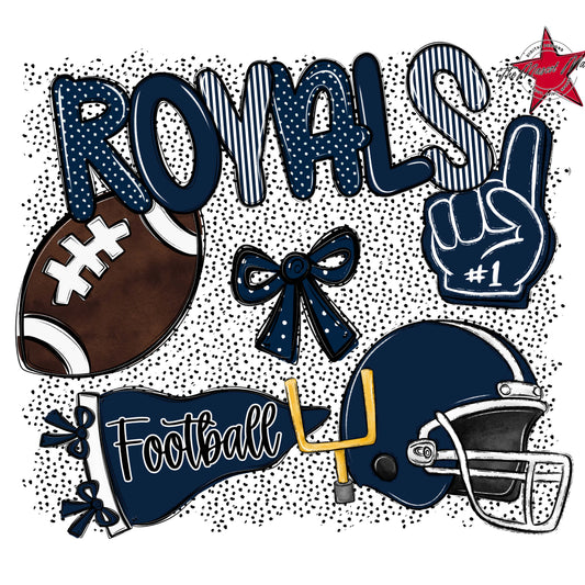 Royals Football Spirit-Navy