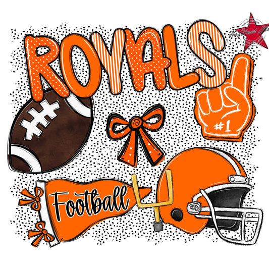Royals Football Spirit-Orange
