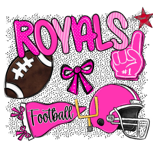 Royals Football Spirit-Pink
