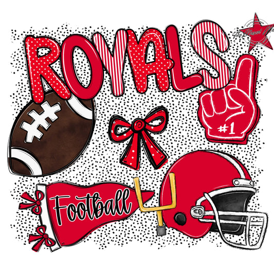 Royals Football Spirit-Red