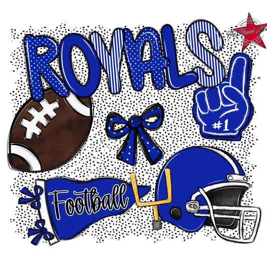 Royals Football Spirit-Royal Blue