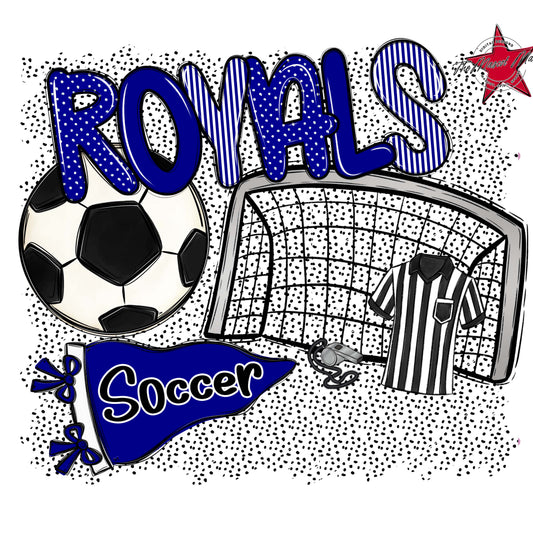 Royals Soccer Spirit-Blue