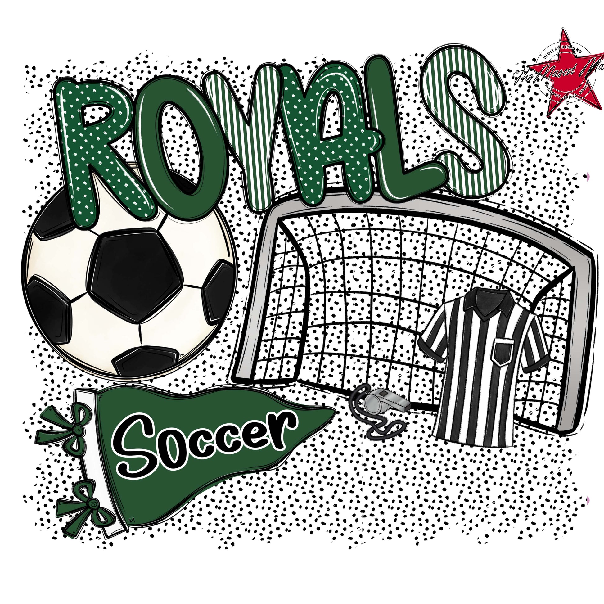 Royals Soccer Spirit-Green