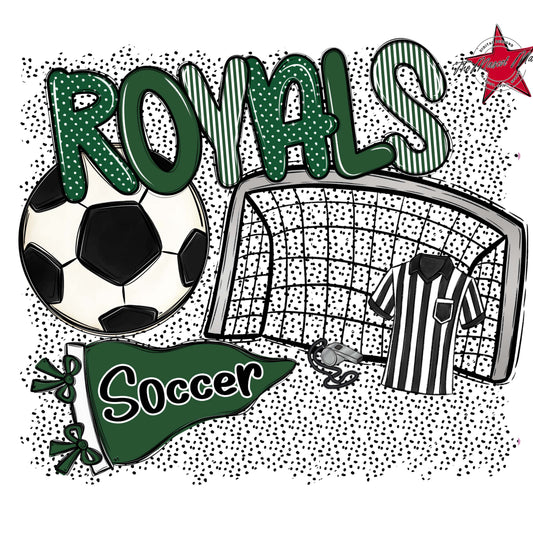Royals Soccer Spirit-Green