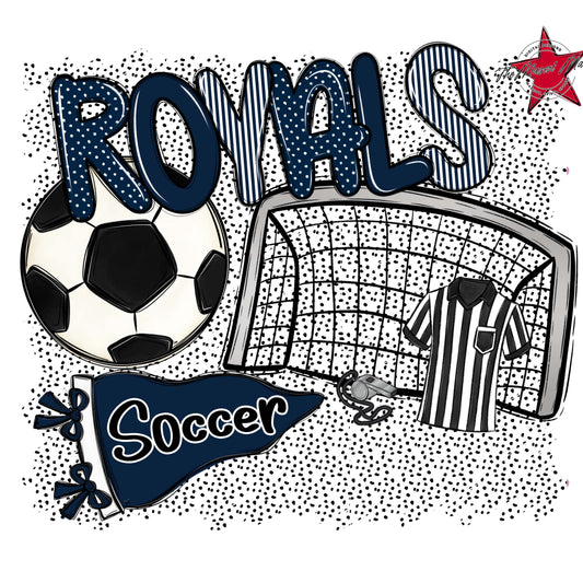 Royals Soccer Spirit-Navy