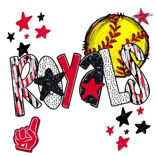 Royals Softball Scrape-Red