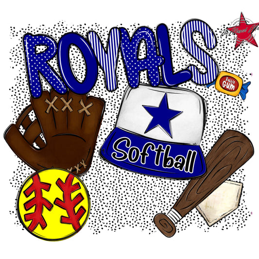 Royals Softball Spirit-Blue