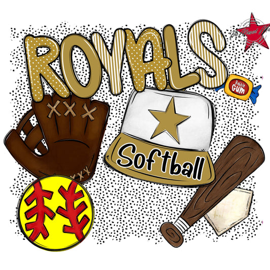 Royals Softball Spirit-Gold
