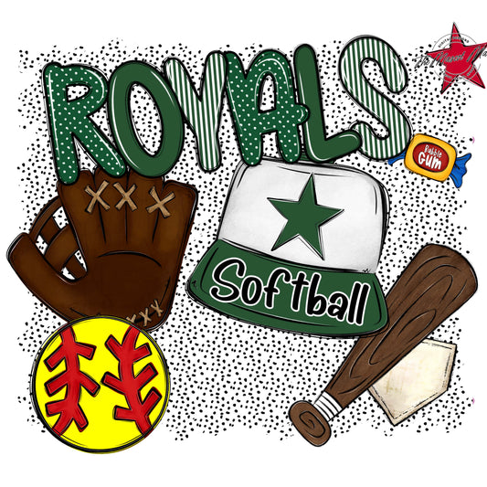 Royals Softball Spirit-Green