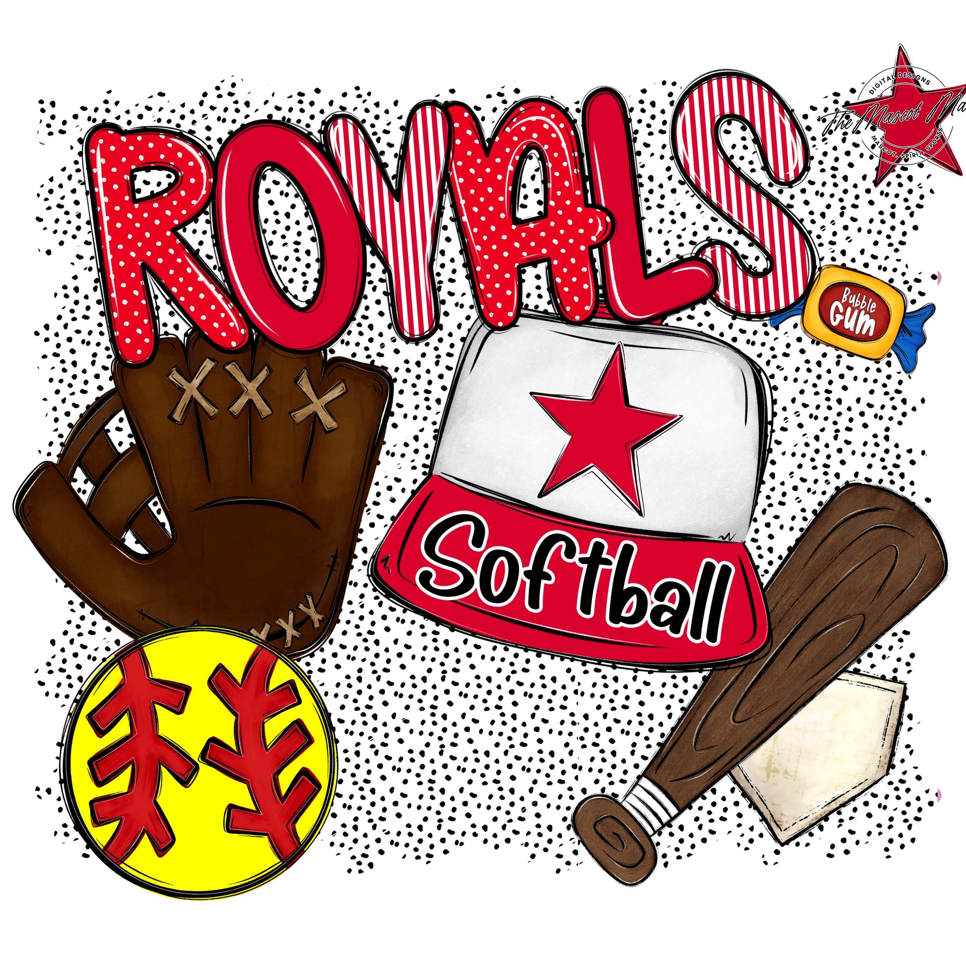 Royals Softball Spirit-Red