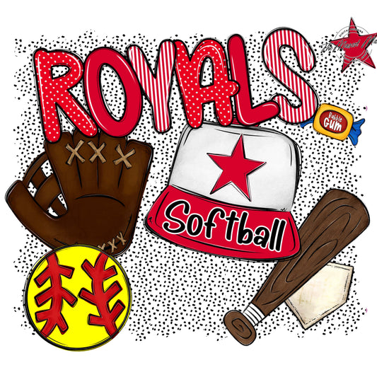 Royals Softball Spirit-Red