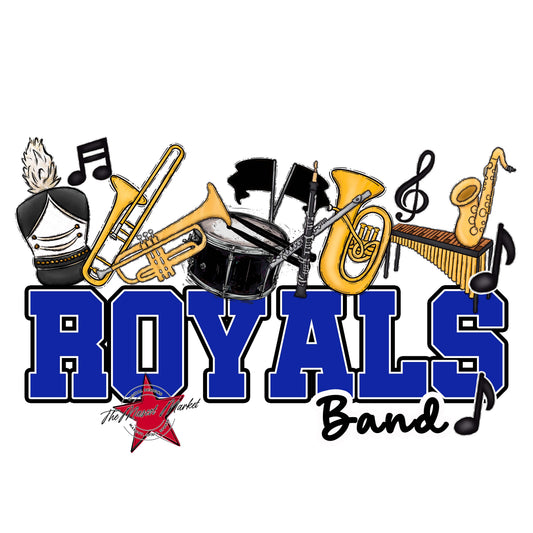 Royals Varsity Band-Royal Blue