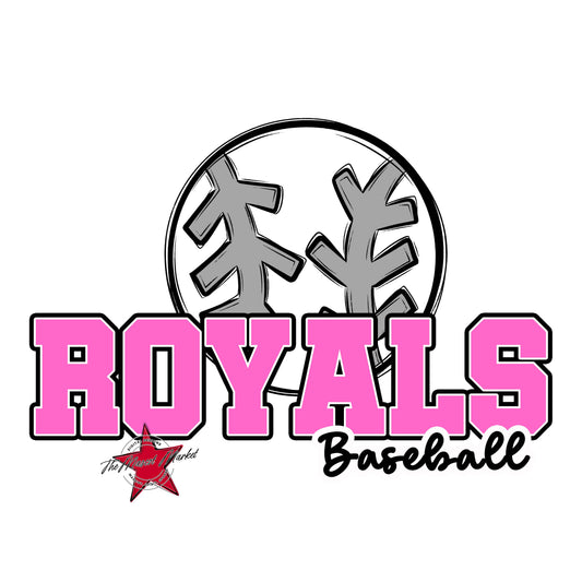 Royals Varsity Baseball-Baby Pink