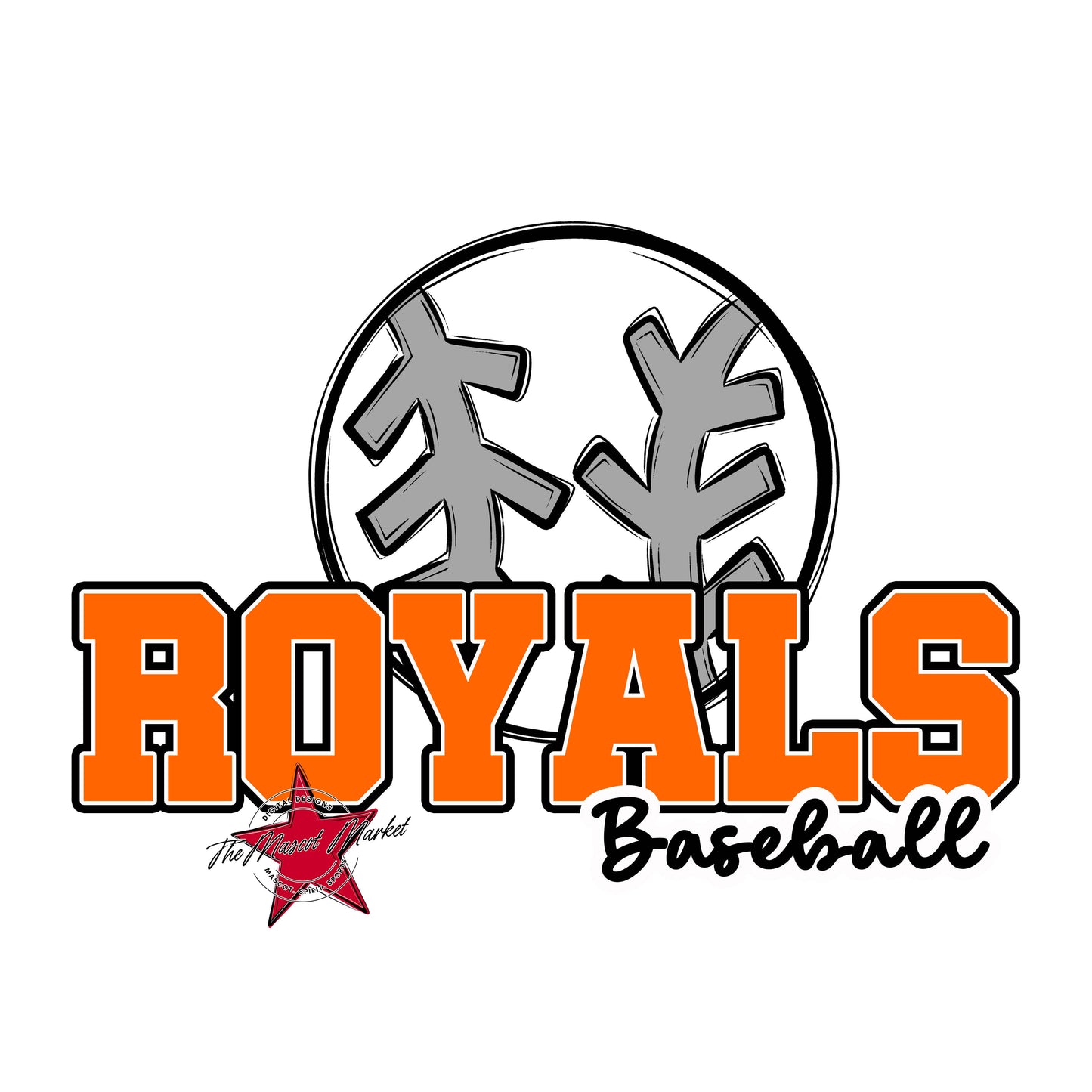 Royals Varsity Baseball-Orange