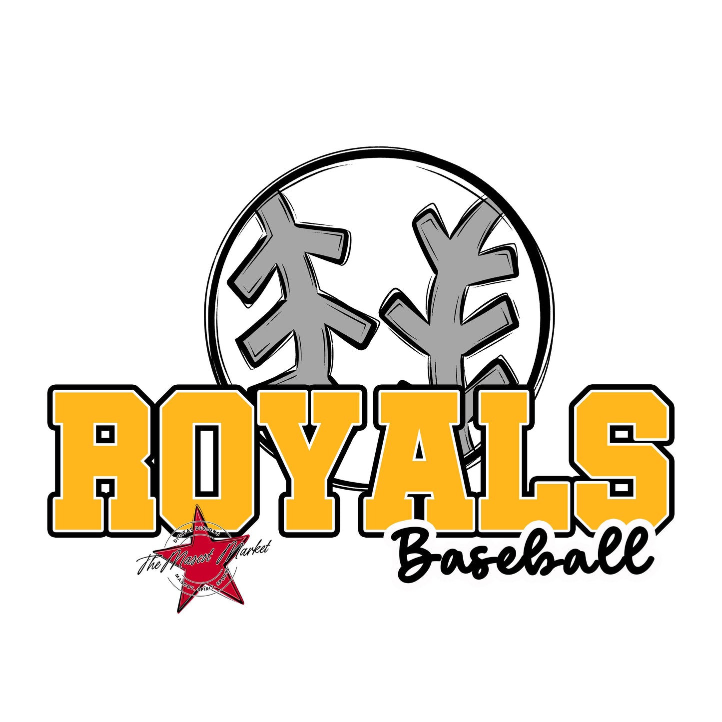 Royals Varsity Baseball-Yellow