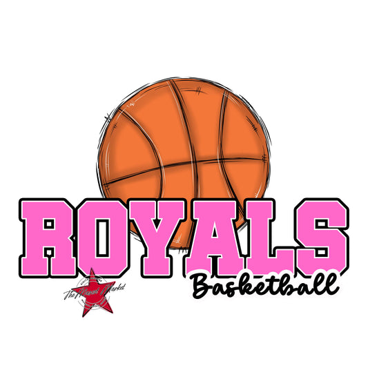Royals Varsity Basketball-Baby Pink
