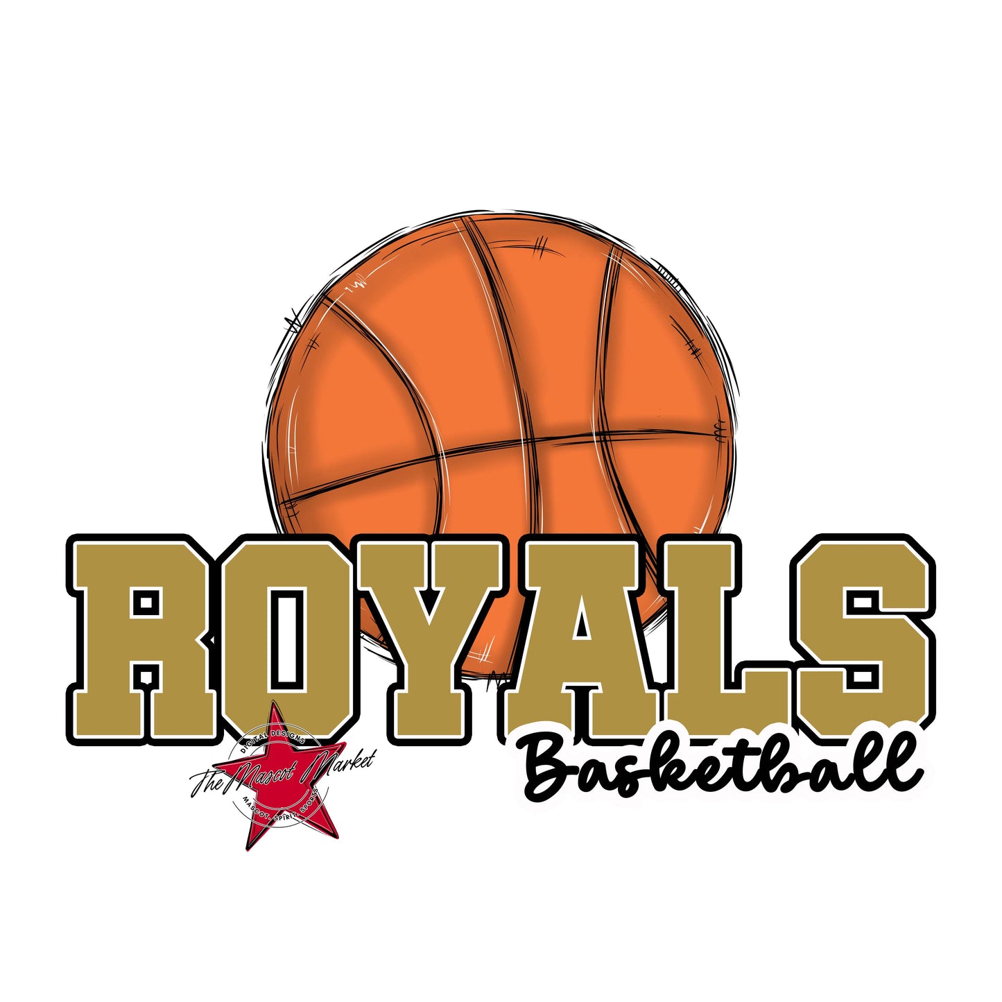 Royals Varsity Basketball-Gold
