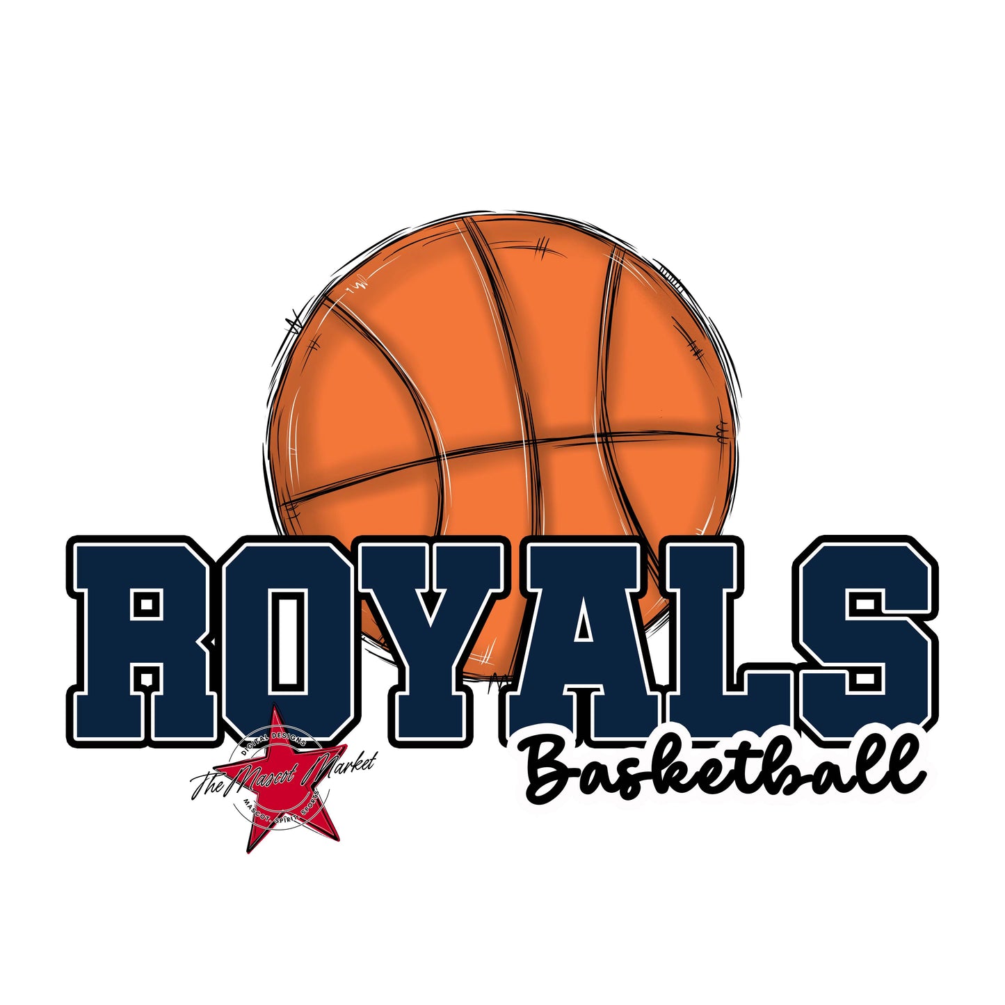 Royals Varsity Basketball-Navy