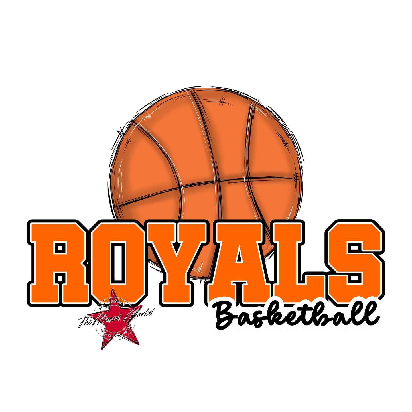 Royals Varsity Basketball-Orange