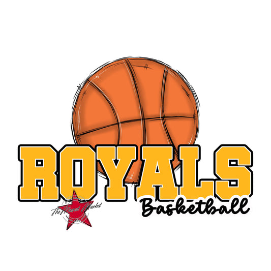 Royals Varsity Basketball-Yellow