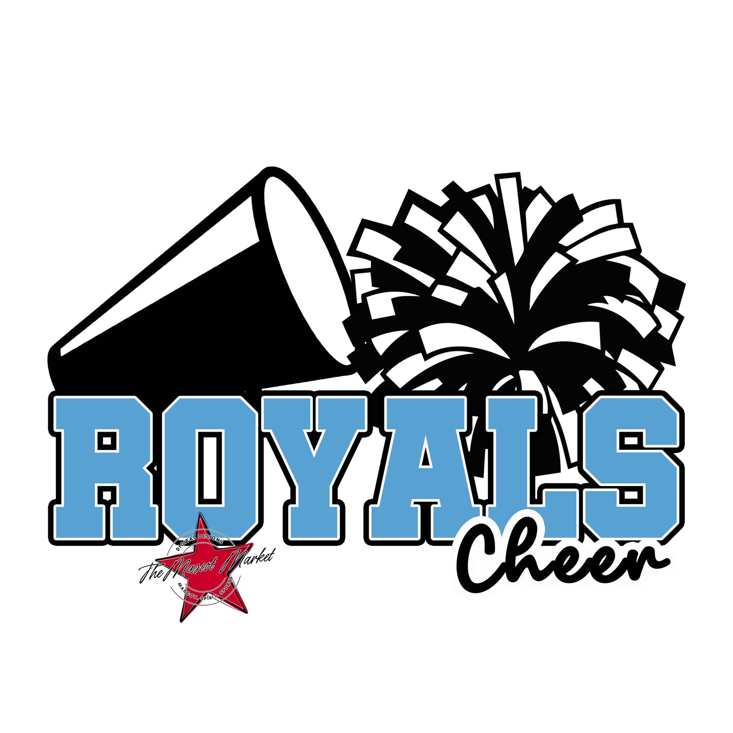 Royals Varsity Cheer-Carolina Blue