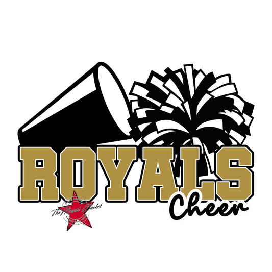 Royals Varsity Cheer-Gold