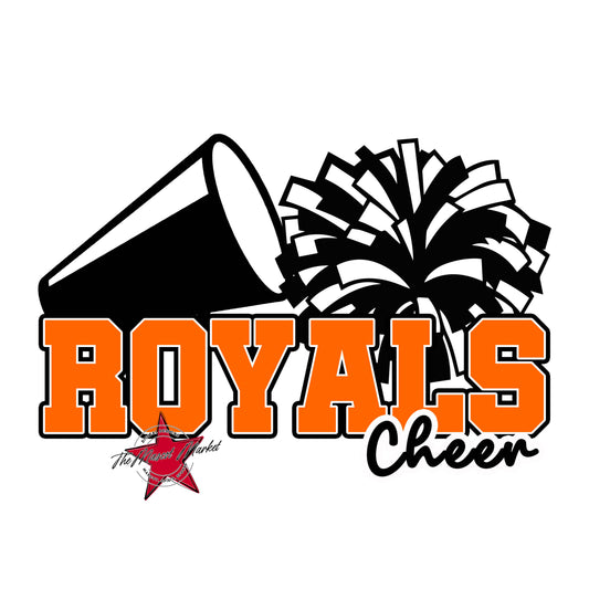 Royals Varsity Cheer-Orange