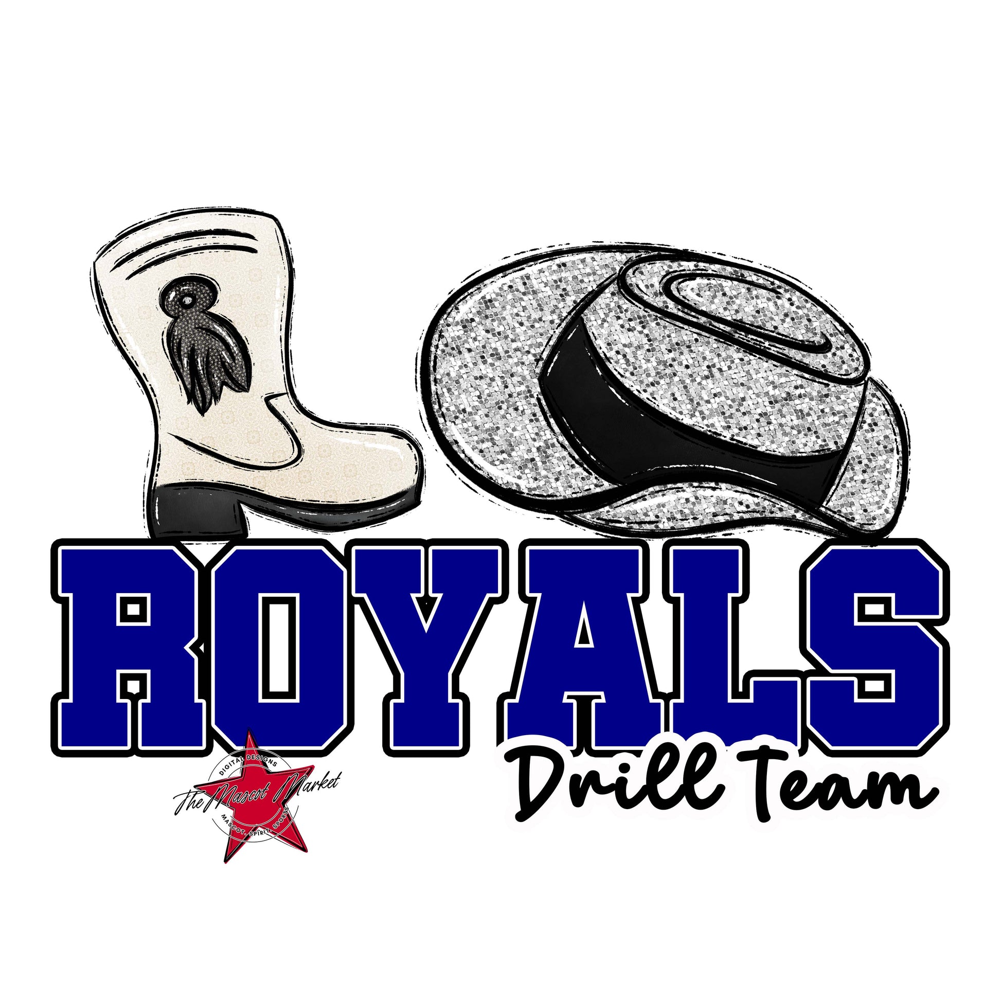 Royals Varsity Drillteam-Blue