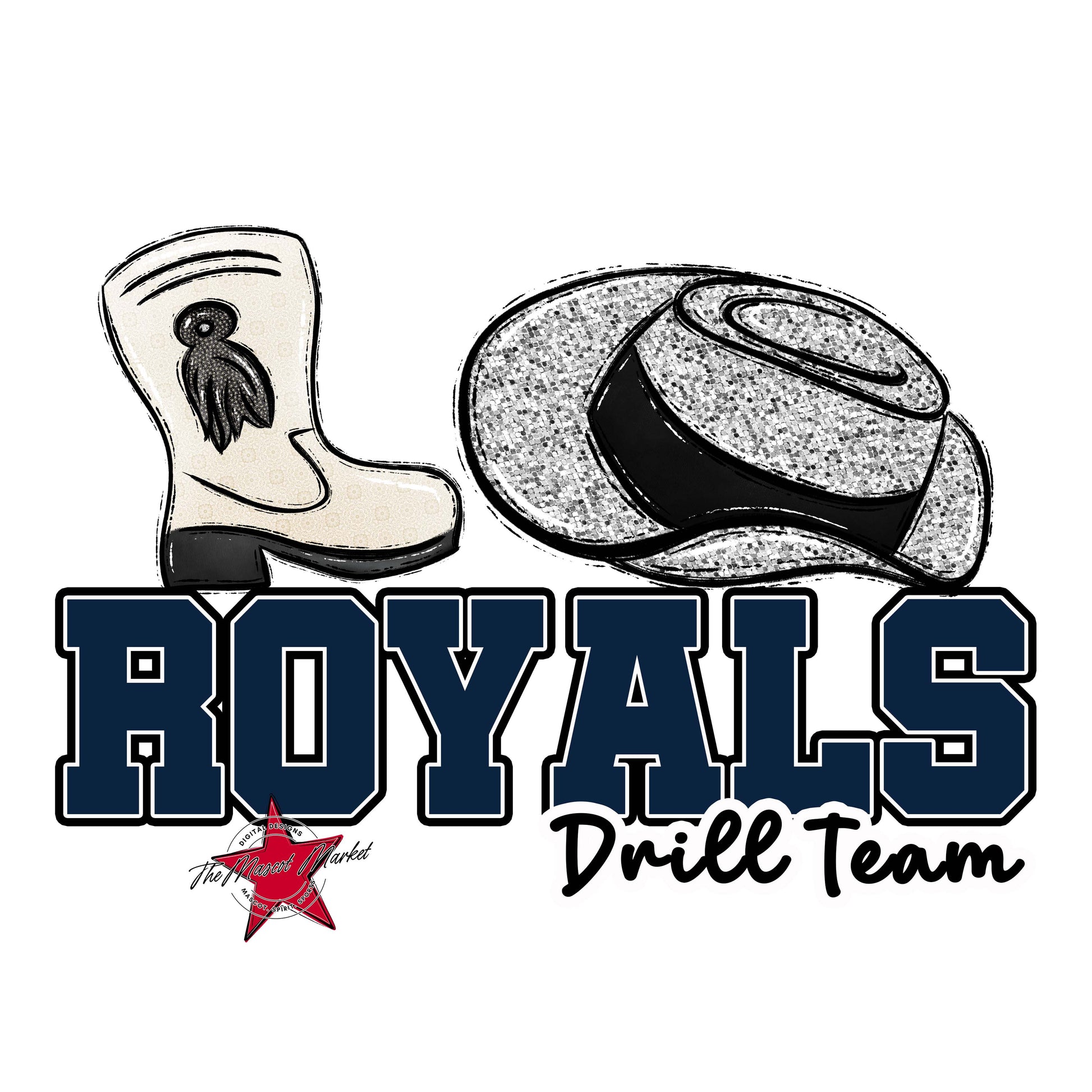 Royals Varsity Drillteam-Navy