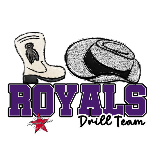 Royals Varsity Drillteam-Purple