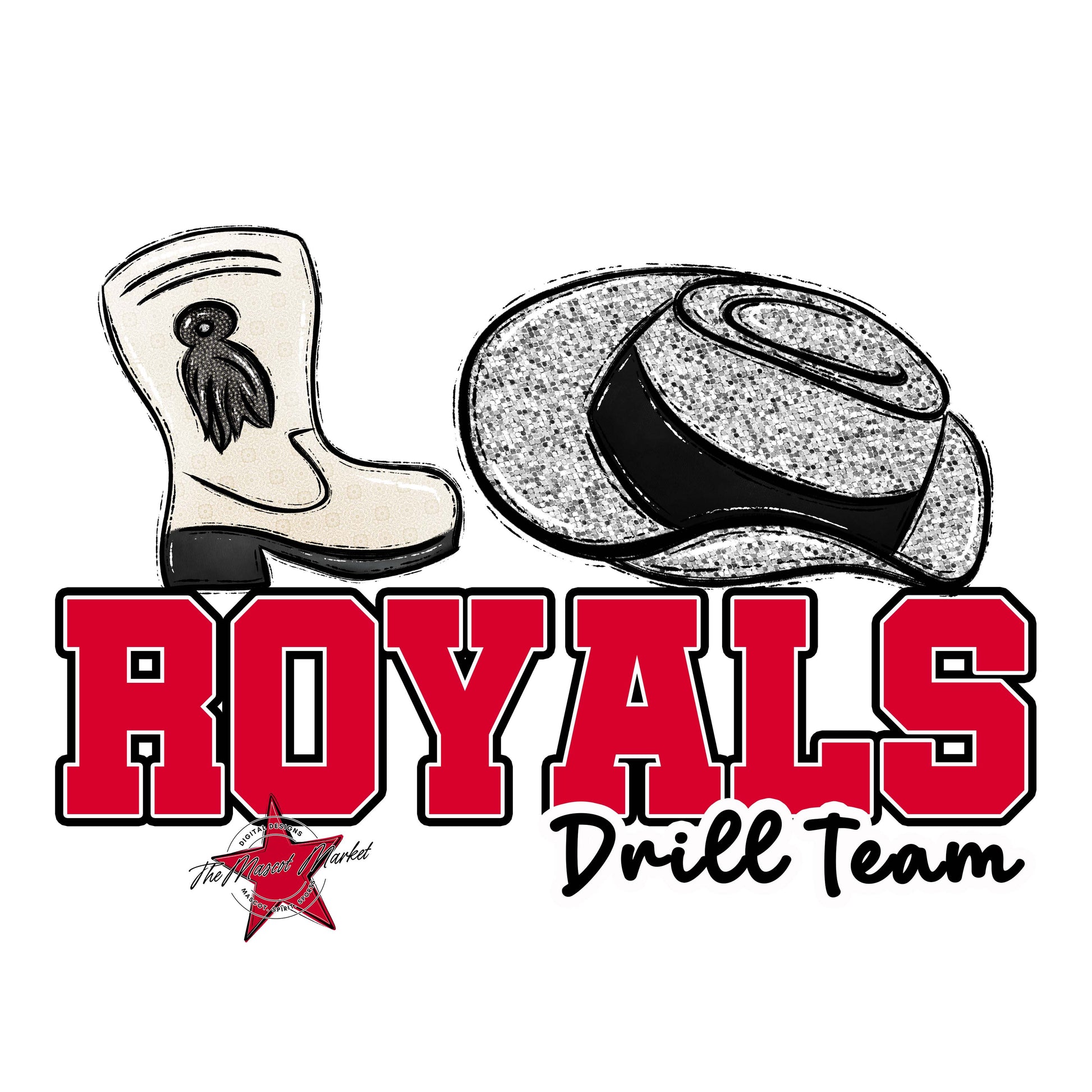 Royals Varsity Drillteam-Red