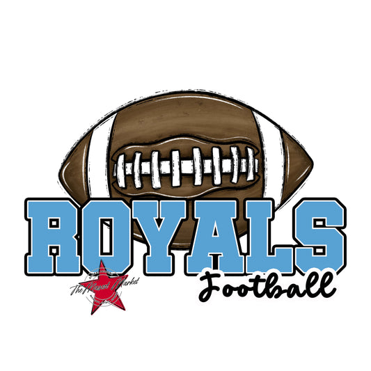 Royals Varsity Football-Carolina Blue