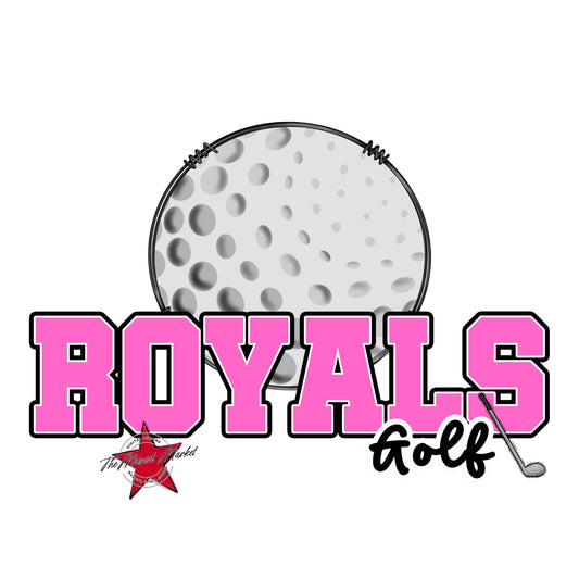 Royals Varsity Golf-Baby Pink