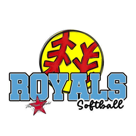 Royals Varsity Softball-Carolina Blue