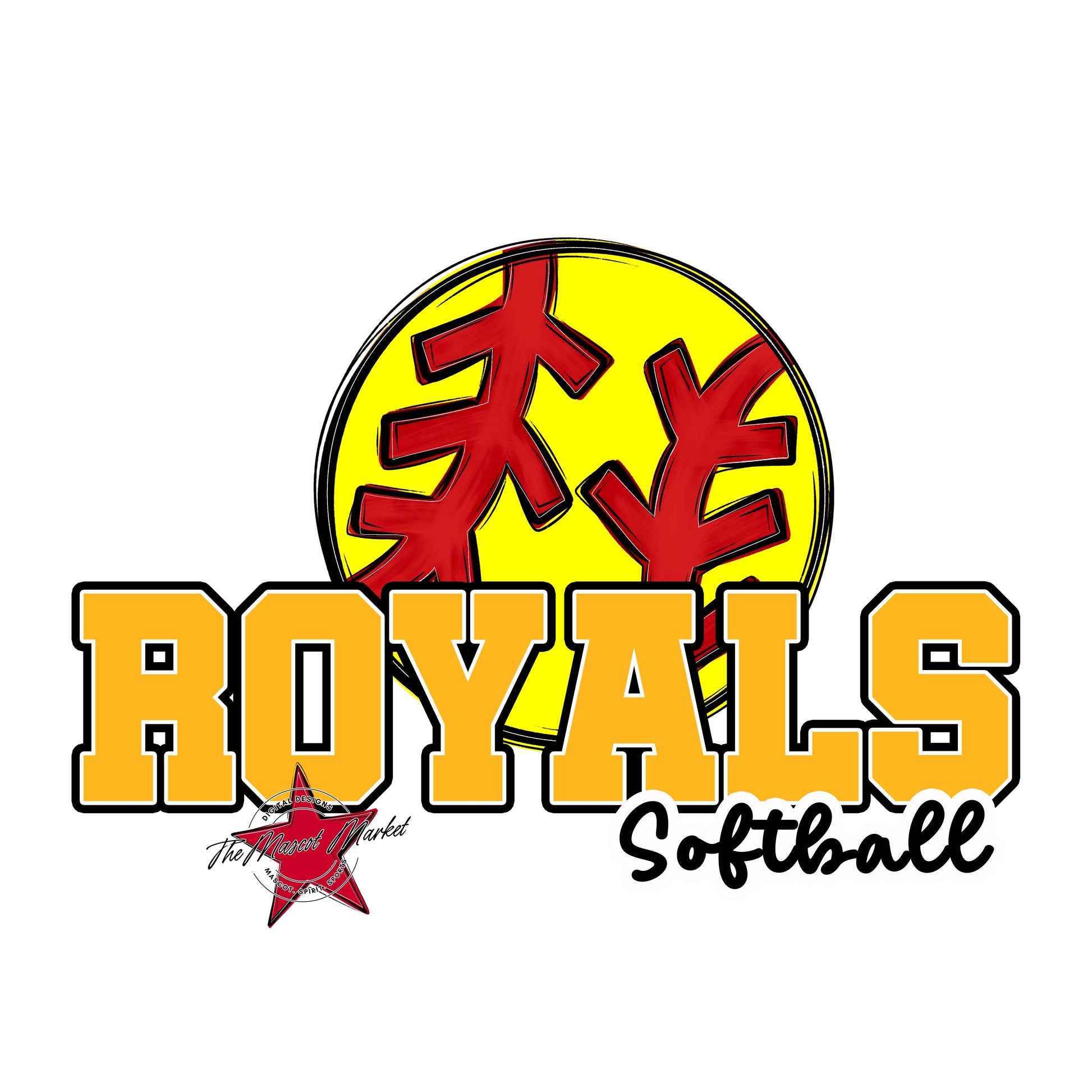 Royals Varsity Softball-Yellow