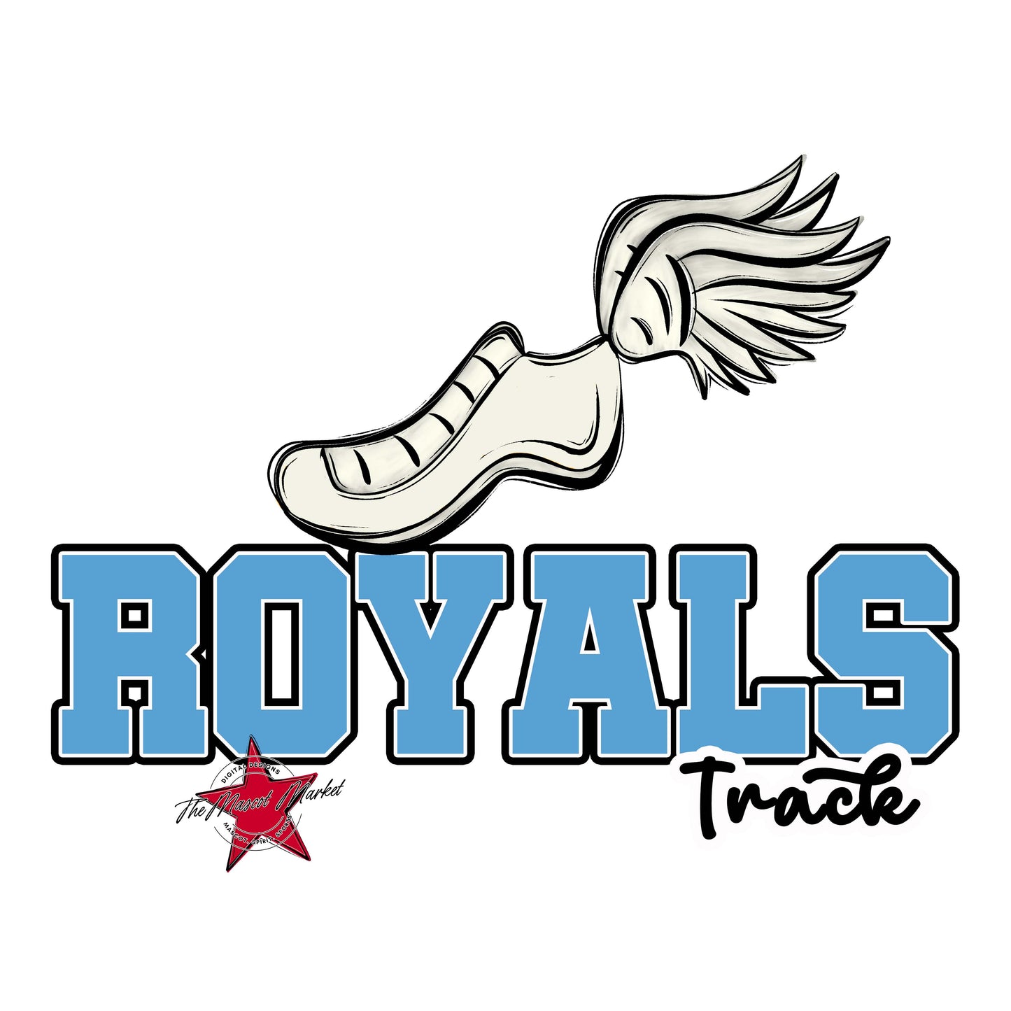 Royals Varsity Track-Carolina Blue