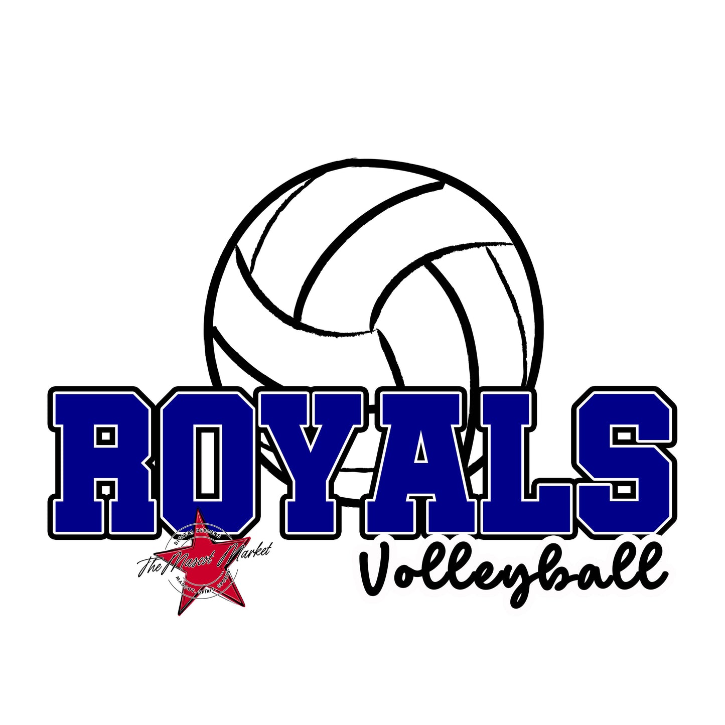 Royals Varsity Volleyball-Blue