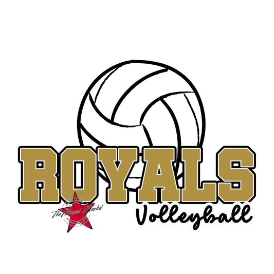 Royals Varsity Volleyball-Gold