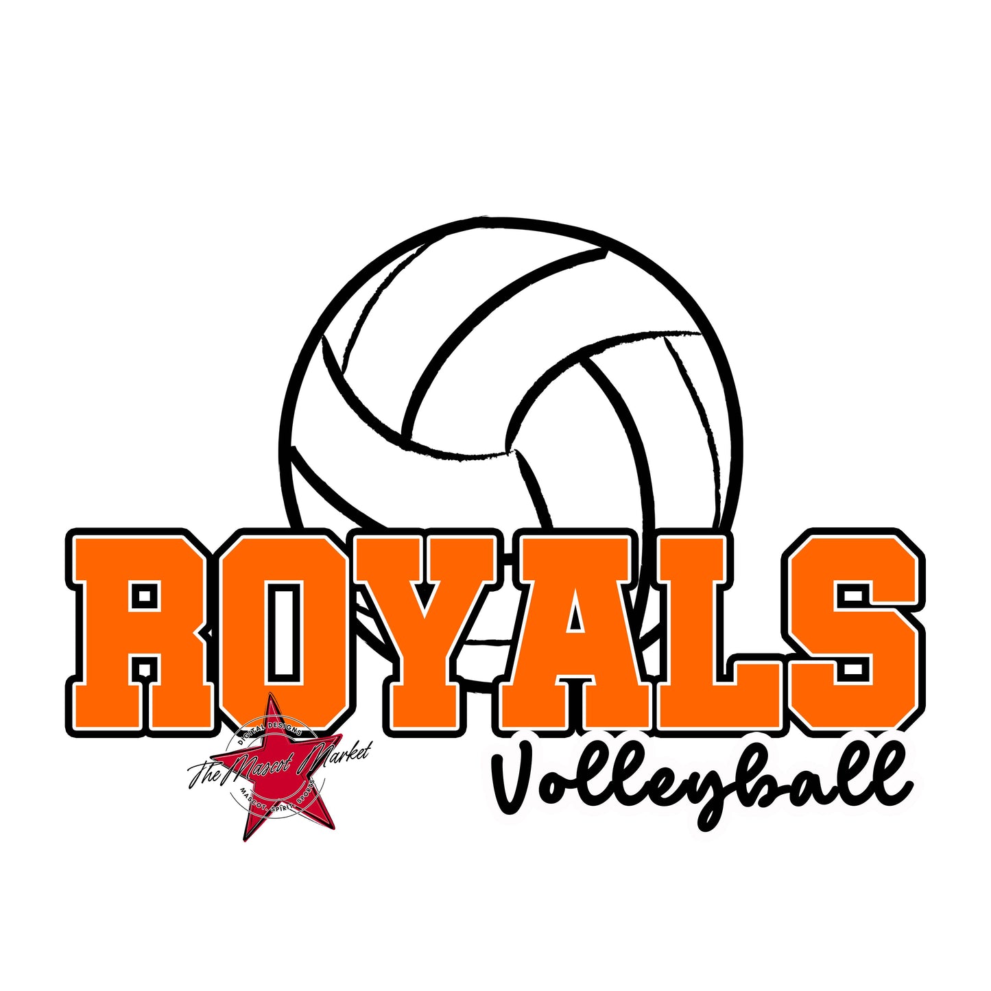 Royals Varsity Volleyball-Orange