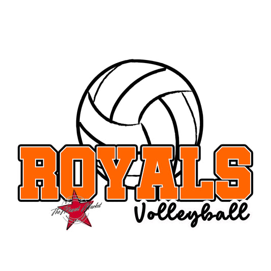 Royals Varsity Volleyball-Orange