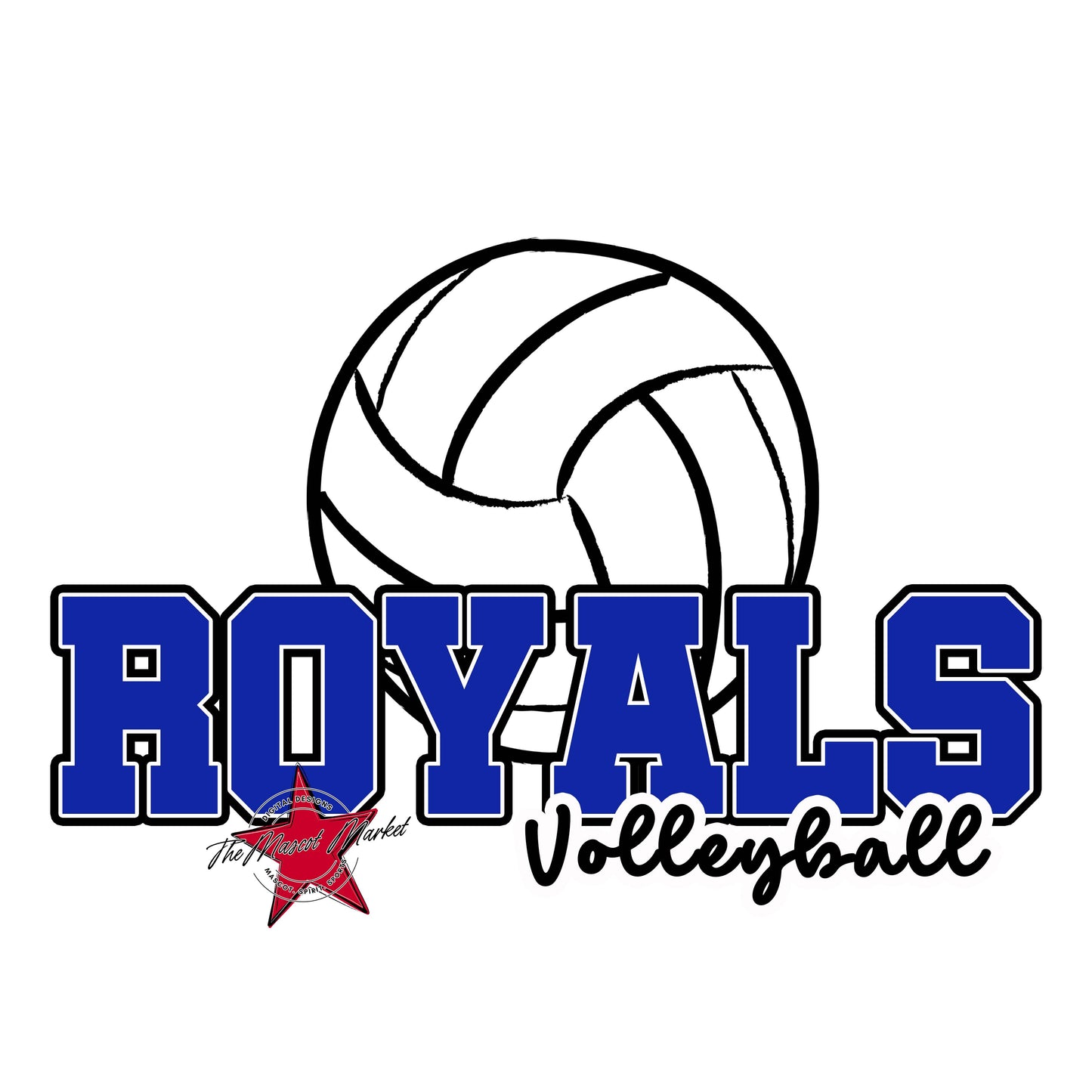 Royals Varsity Volleyball-Royal Blue