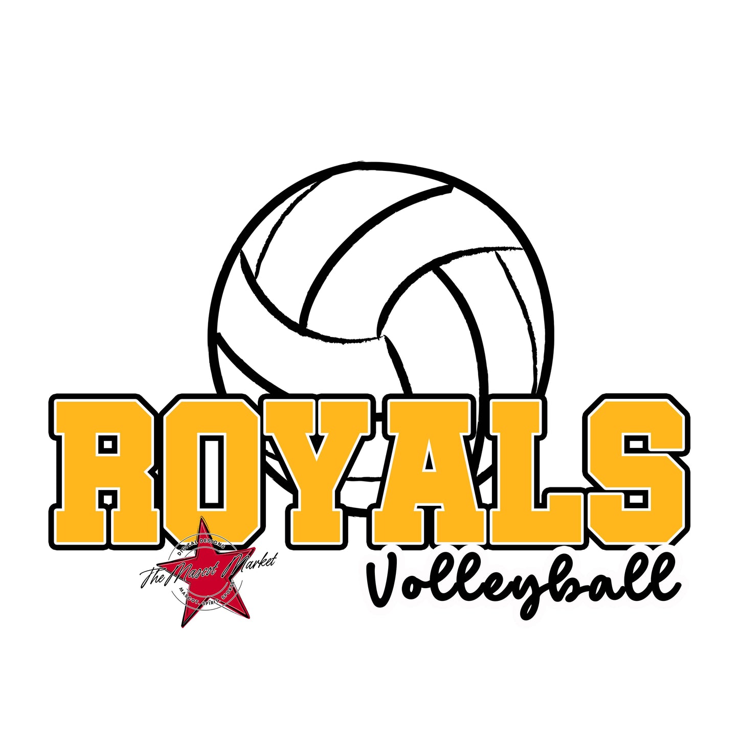 Royals Varsity Volleyball-Yellow