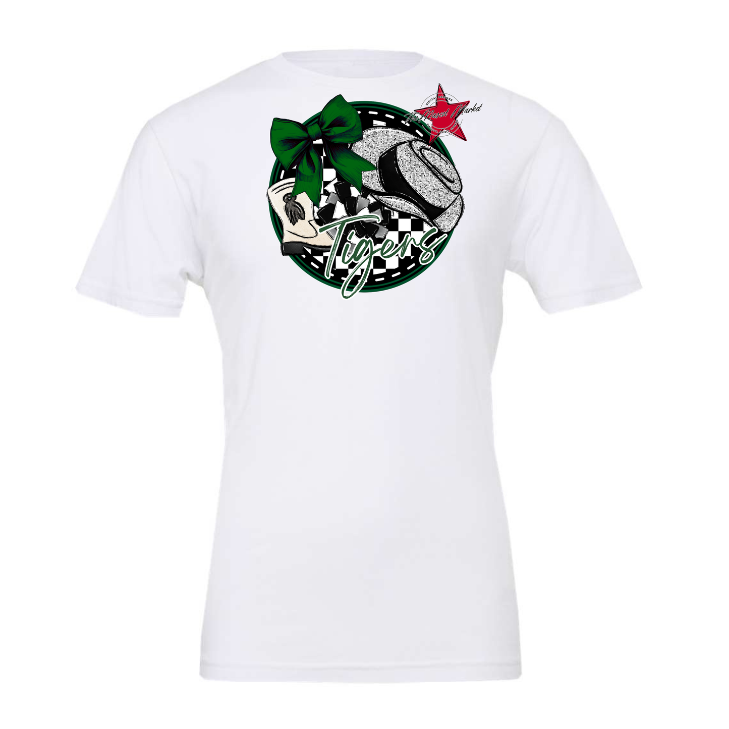 Tigers Circle Drillteam Design-Green