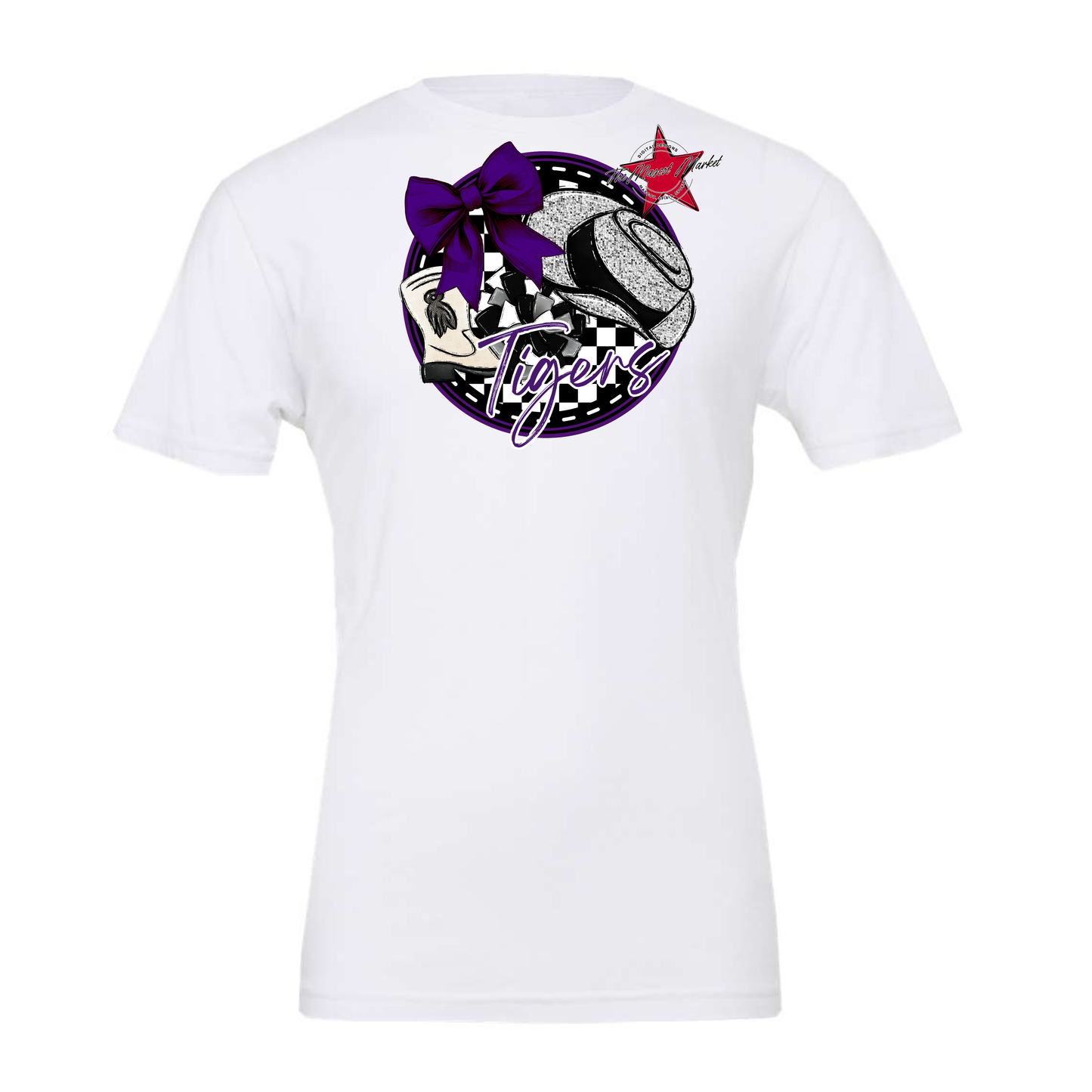 Tigers Circle Drillteam Design-Purple