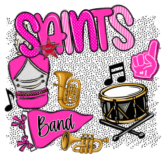 Saints Band Spirit-Pink