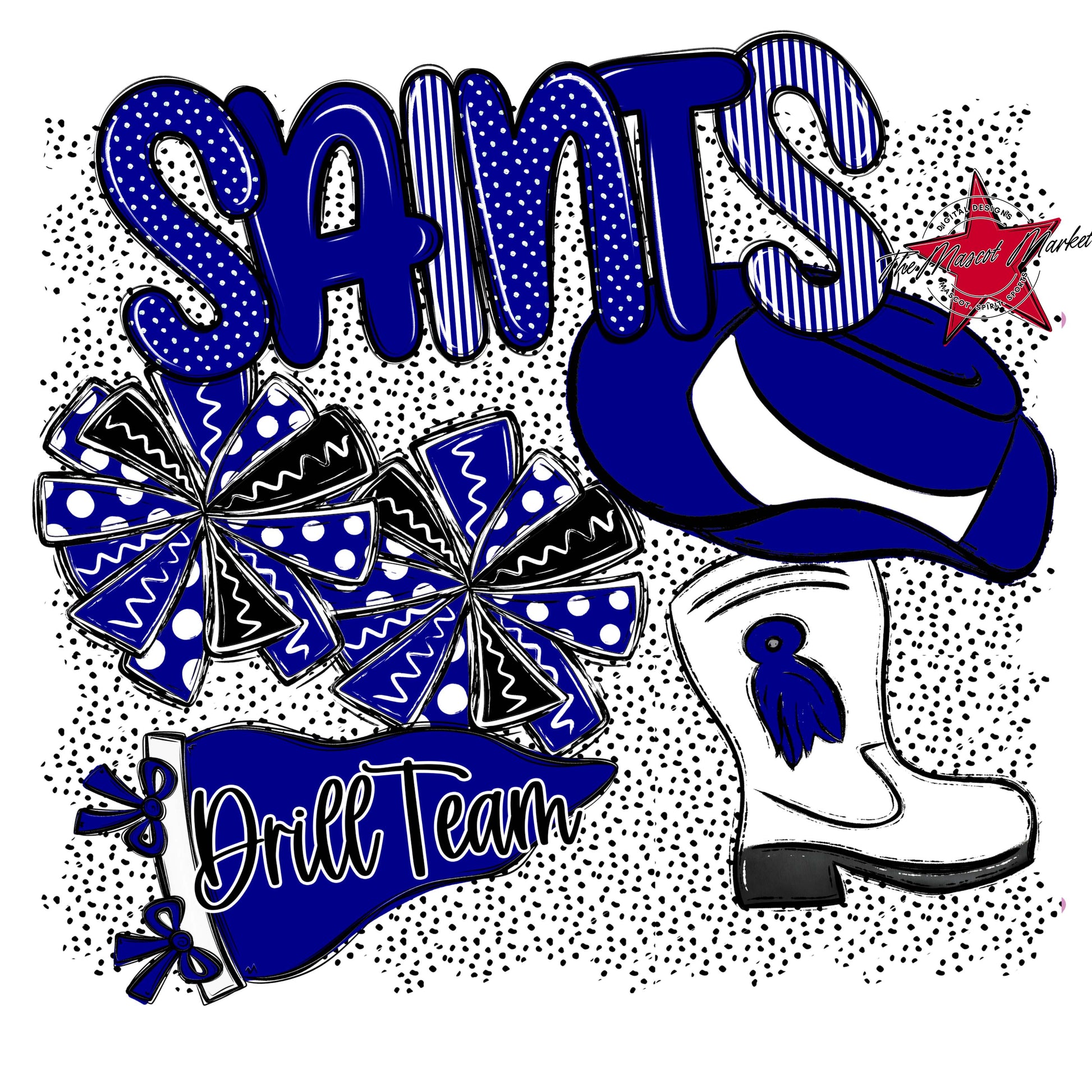 Saints Drillteam Spirit-Blue