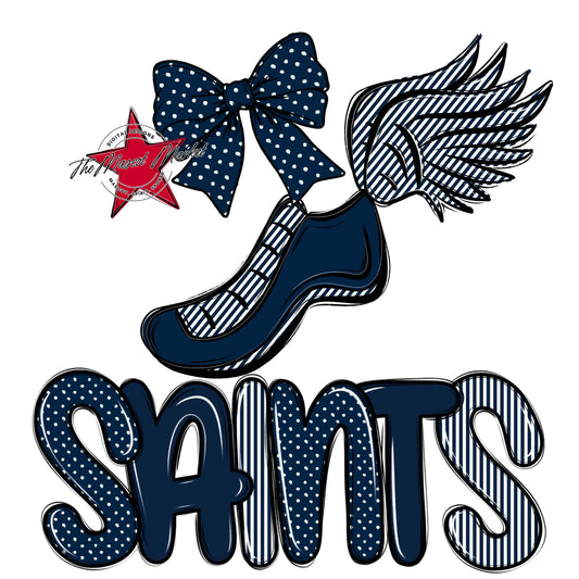 Saints Track Spirit Design-Navy