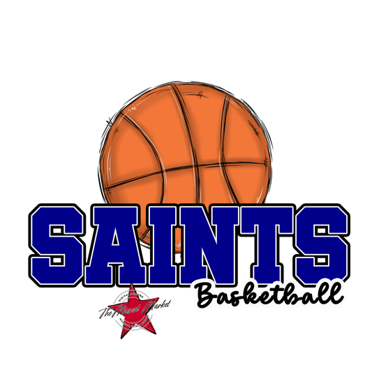 Saints Varsity Basketball-Blue