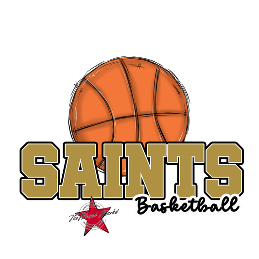 Saints Varsity Basketball-Gold