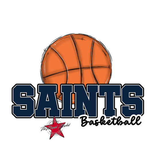 Saints Varsity Basketball-Navy